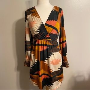 Judith March tribal print dress medium